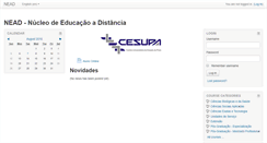 Desktop Screenshot of moodle.cesupa.br